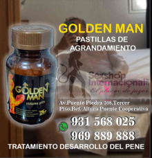 GOLDENMAN CAPSULAS POTENCIALIZAMAS VOLUMEN Y TESTOSTERONA